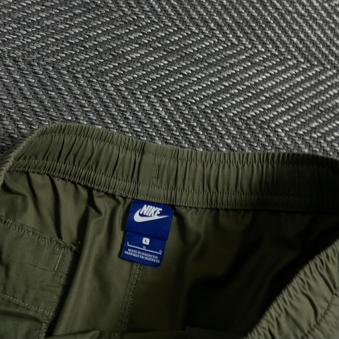 나이키 스우시 우븐 트레이닝 쇼츠 카키y 4186 상품이미지4