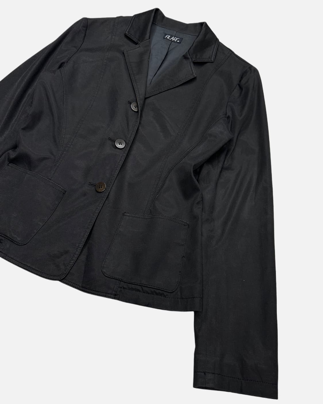 glossy black pocket blazer 상품이미지2