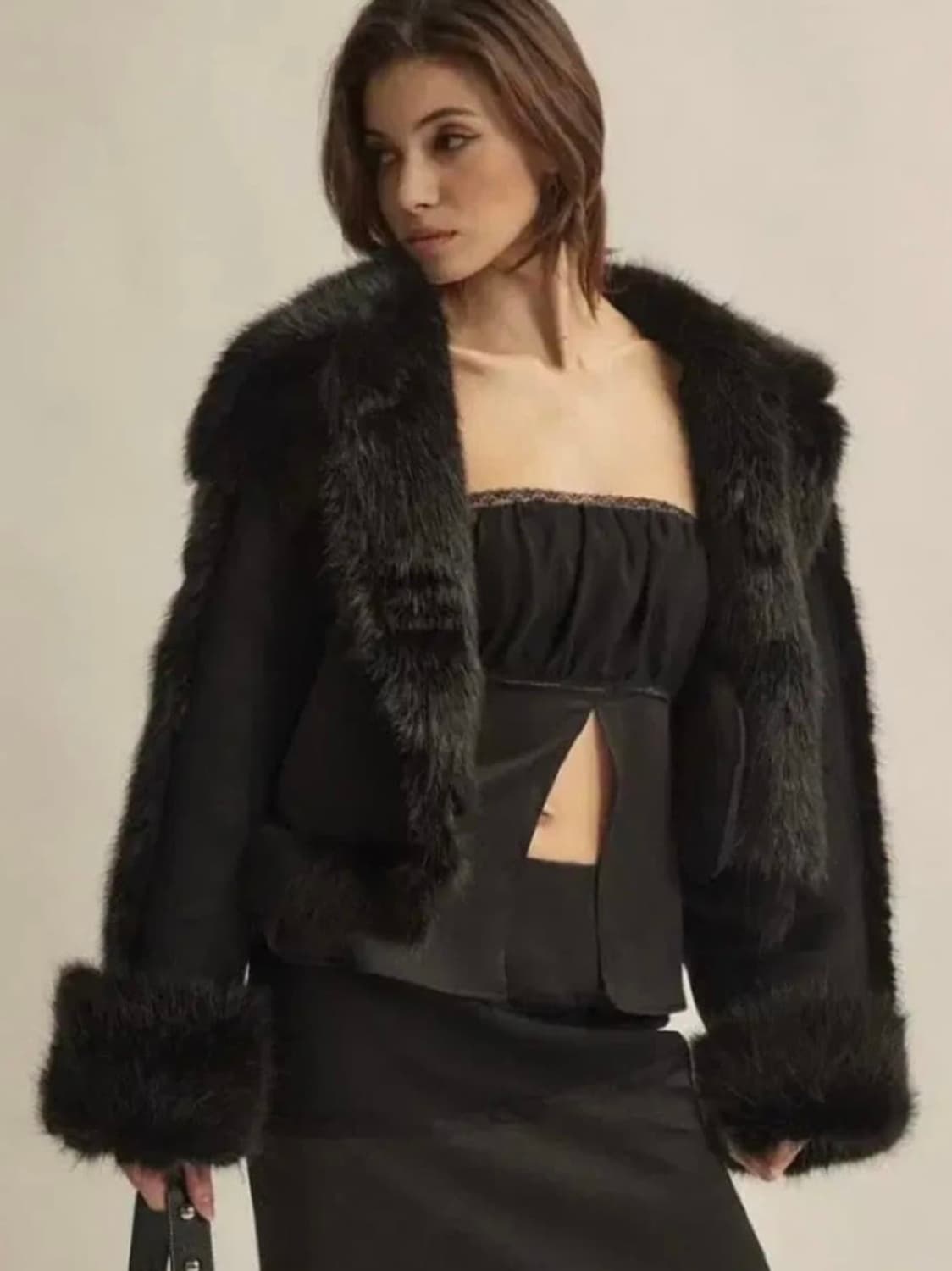 쓰리타임즈 버니퍼 무스탕 상품이미지1