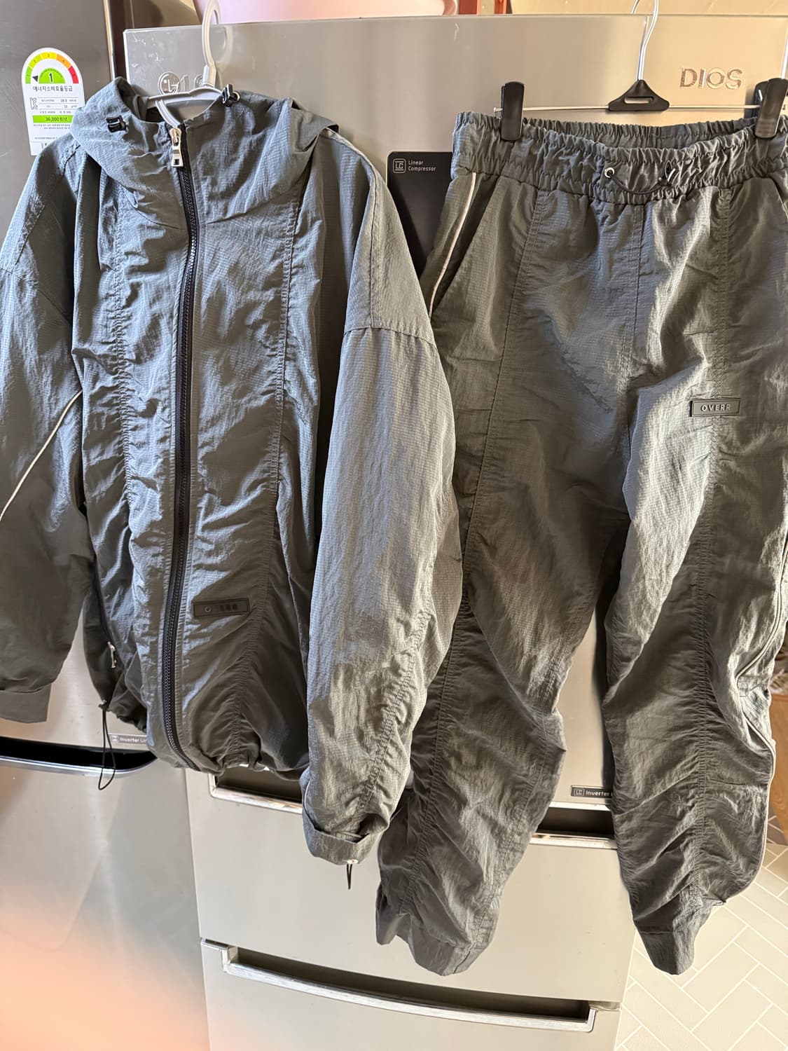 오베르 나일론 트레이닝 셋업 상품이미지1