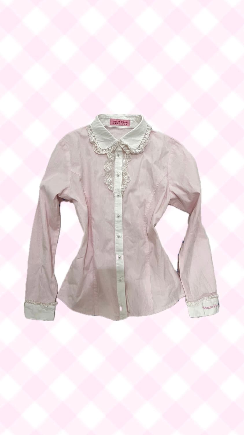 메조피아노 히메가루 레이스 블라우스 로걀탑 대장템 헤이세이 일녀 리즈리사 상품이미지1