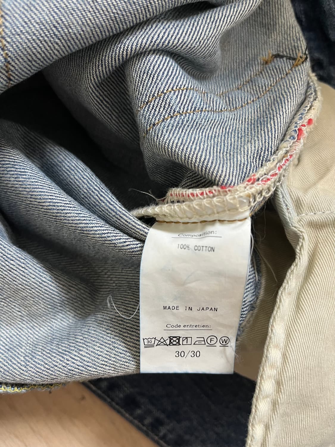 A.PRESSE 아프레쎄 워시드 데님 상품이미지5