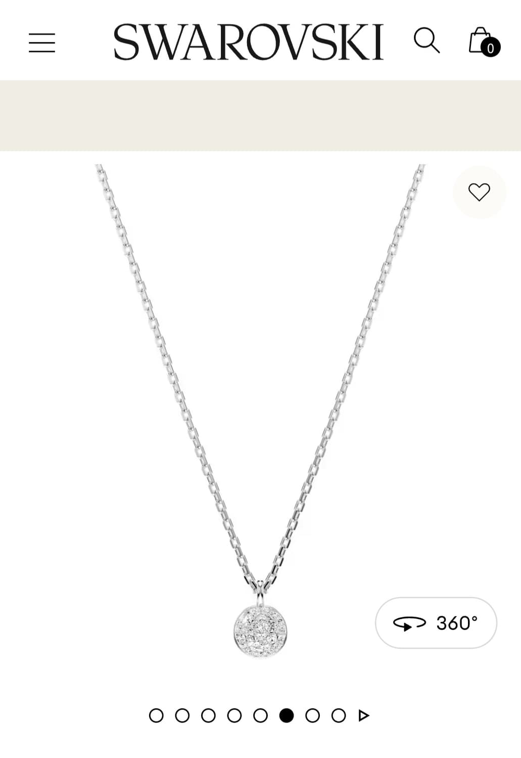 새제품)스와로브스키 양면 레이어드 멀티 목걸이 정품 상품이미지4