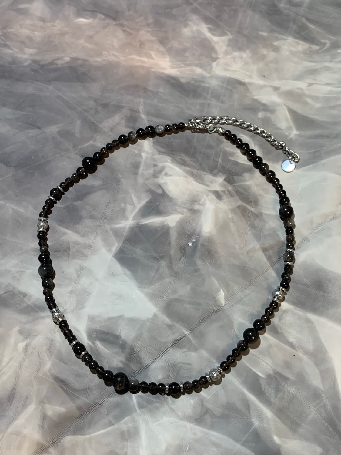 Black pearl necklace 상품이미지1