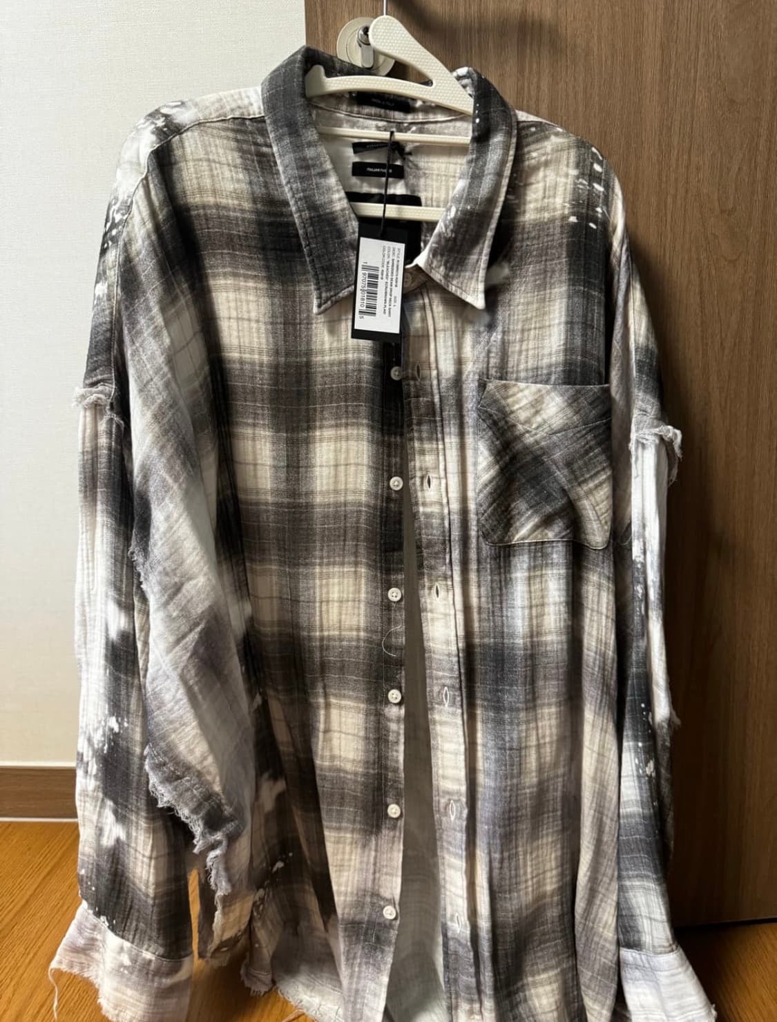 R13 알써틴 블리치 오버 셔츠 상품이미지1