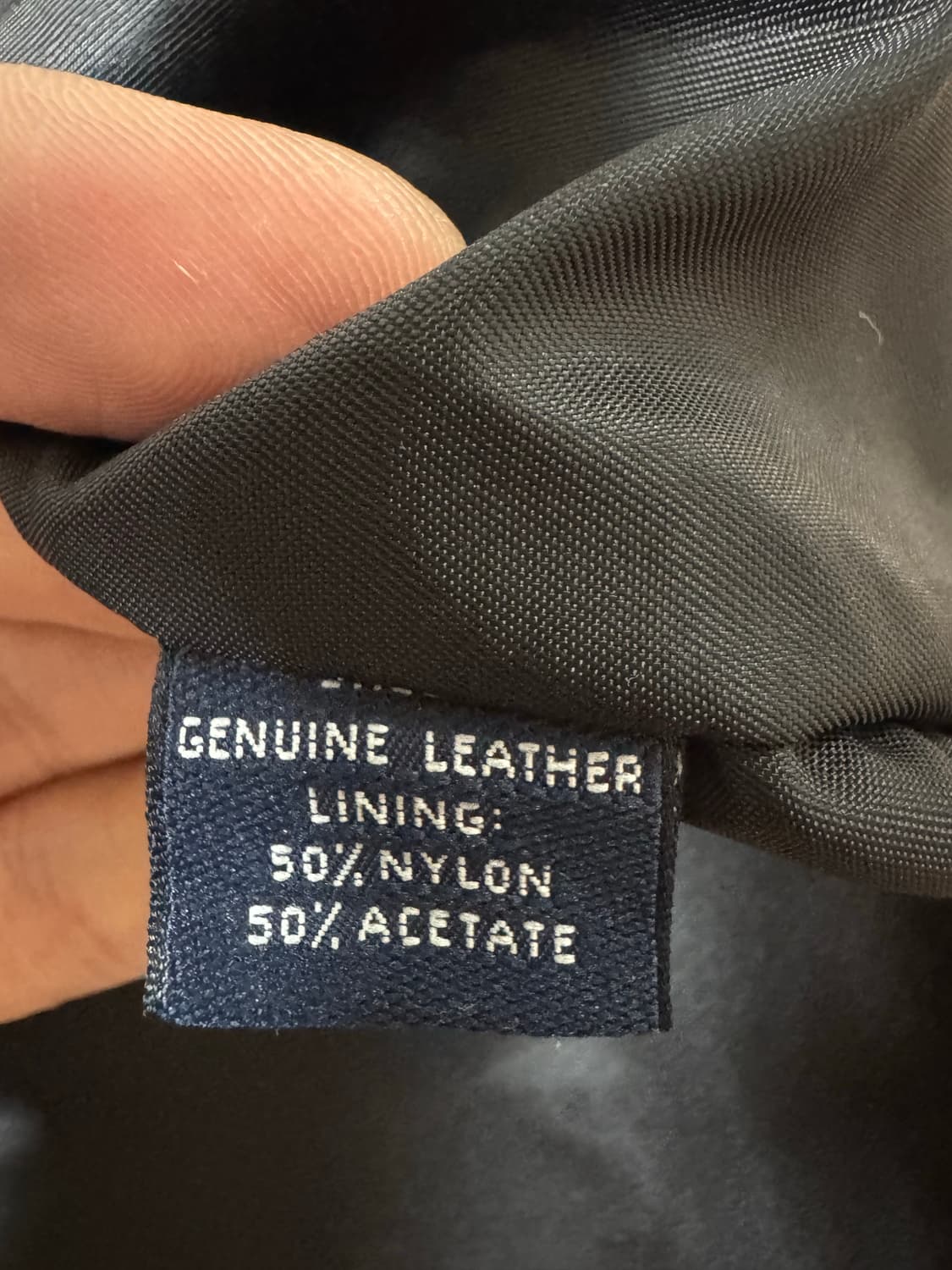 L 브룩스브라더스 레더 카코트 블랙 가죽 자켓 상품이미지7