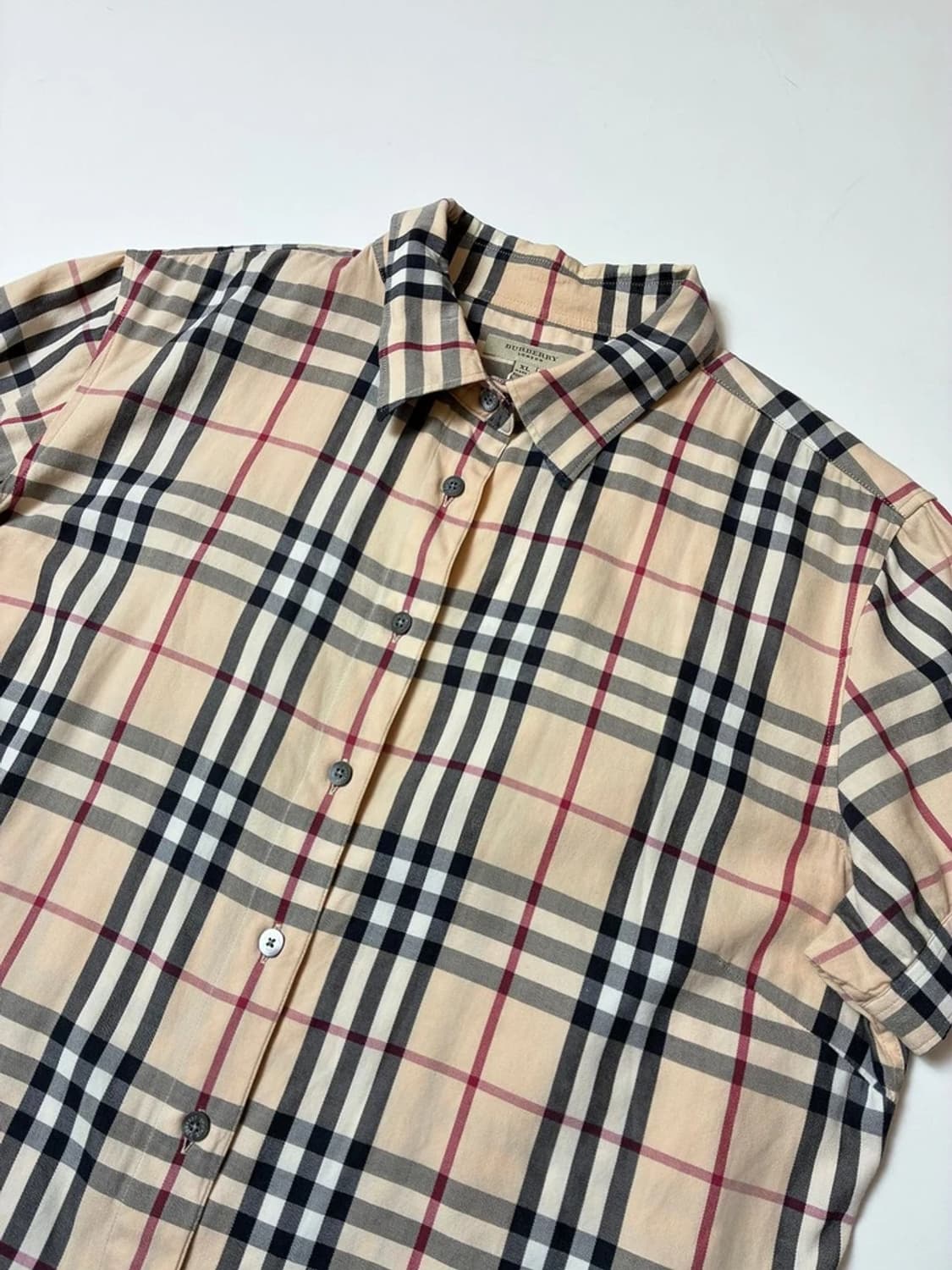 버버리 00's 노바 체크 코튼 패턴 셔츠 PN9114 상품이미지2