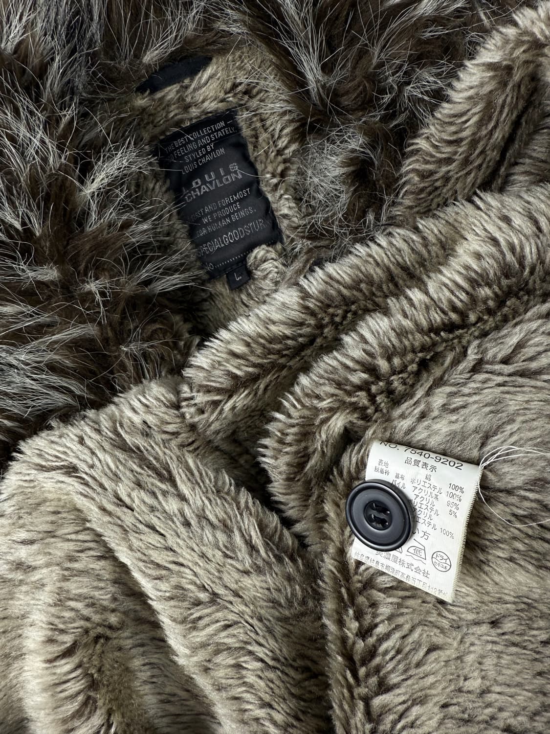 louis chavlon 스트라이프 퍼 자켓 상품이미지7