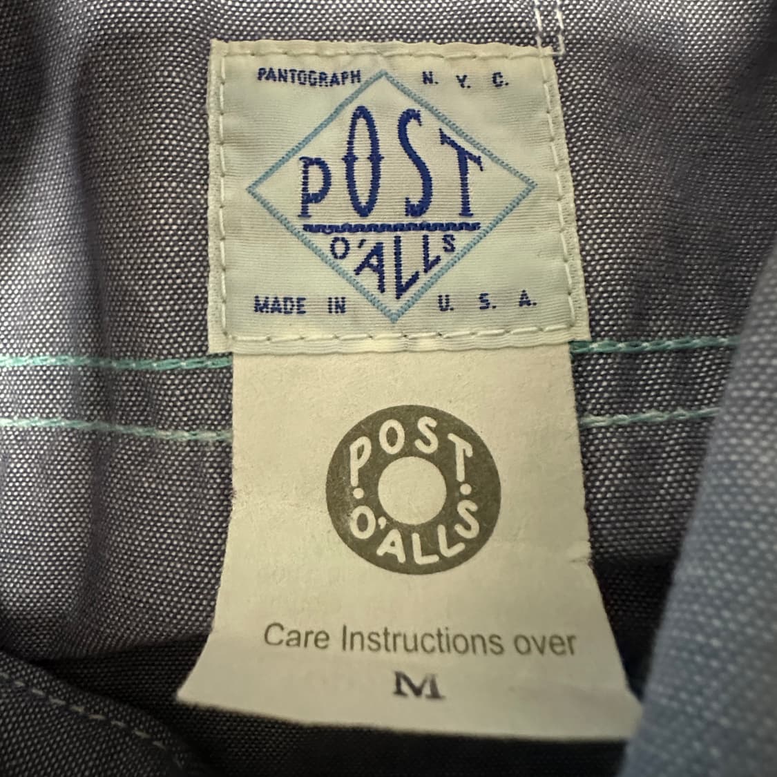 POST OVERALLS usa made work shirt 상품이미지3