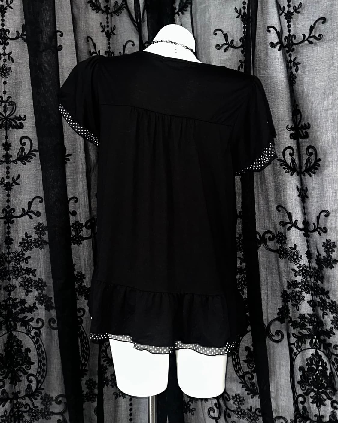 black dot bustier top 상품이미지3