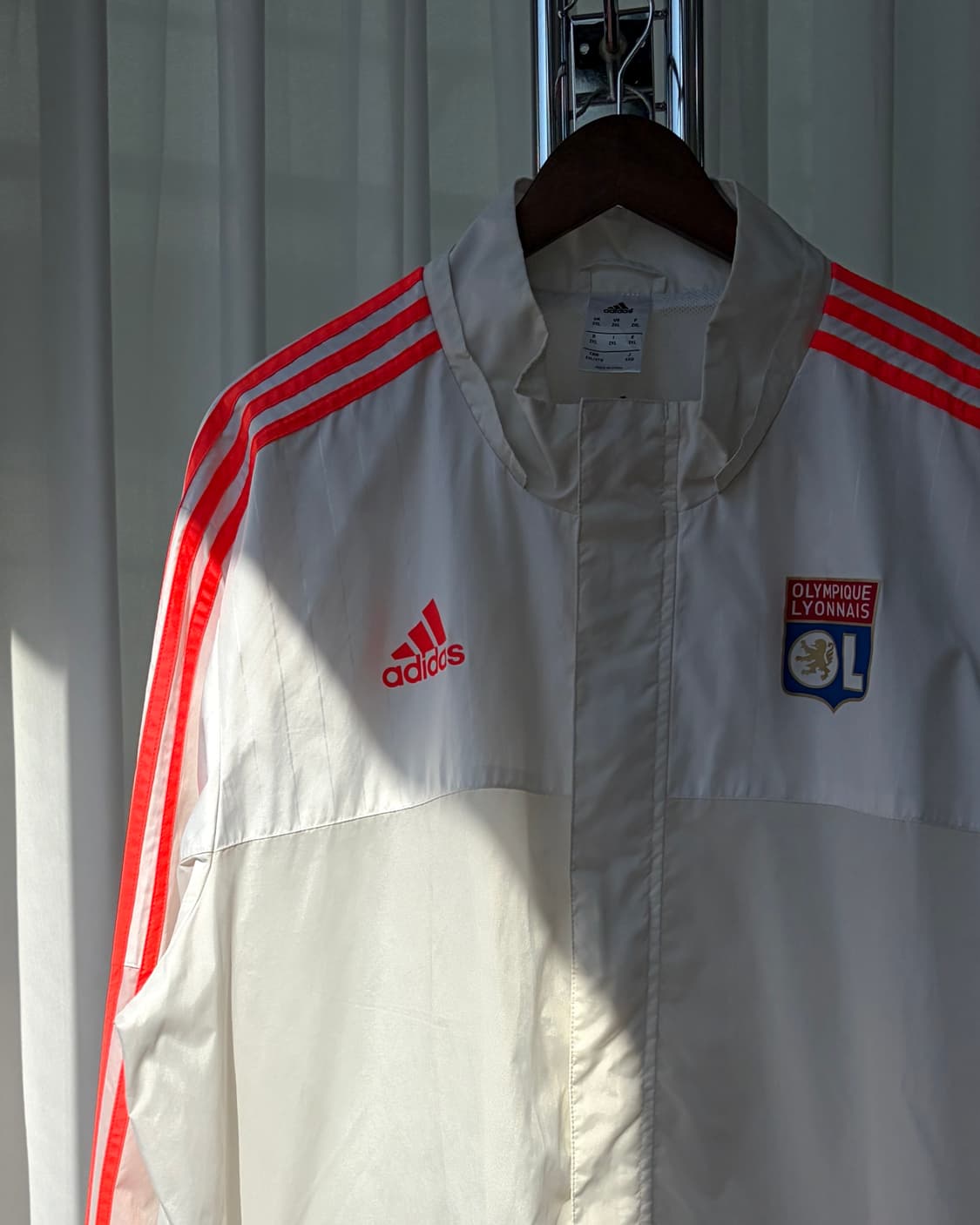 [2XL]아디다스 올림피크 리옹 15-16 트레이닝 바람막이 자켓 상품이미지4