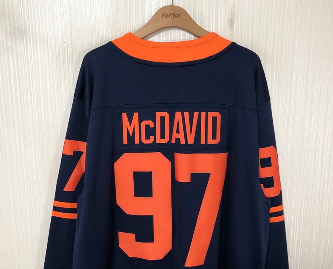 NHL 파나틱스 에드민턴오일러스 써드유니폼/져지 L 97 코너 맥데이비스 상품이미지9