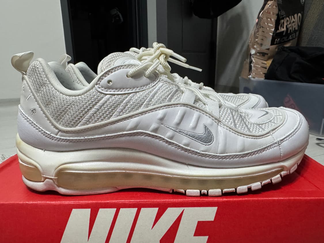 [270] 에어맥스 98 트리플 화이트 상품이미지1