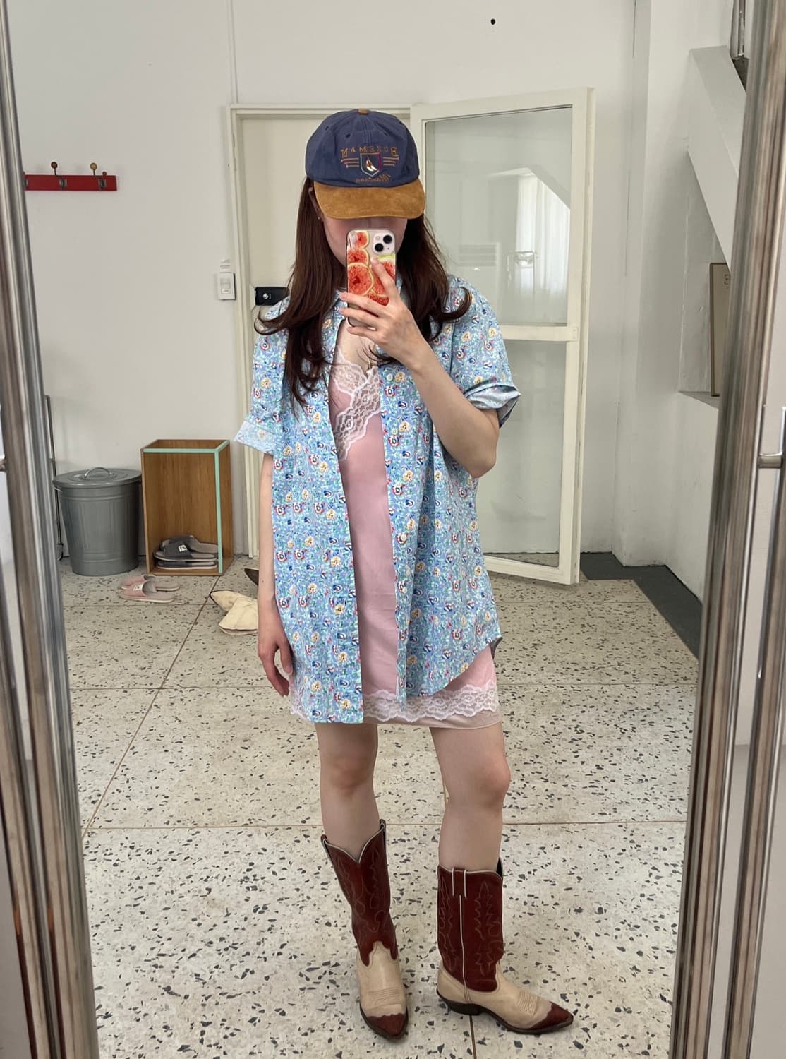 Floral Sky Polo Shirt 상품이미지4