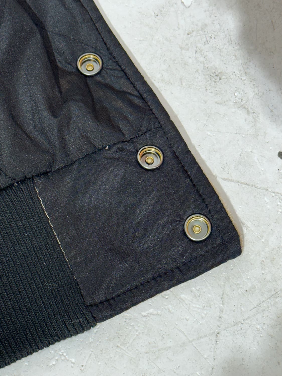 일본 빈티지 베이지 블랙 바시티 스타디움 자켓  상품이미지7