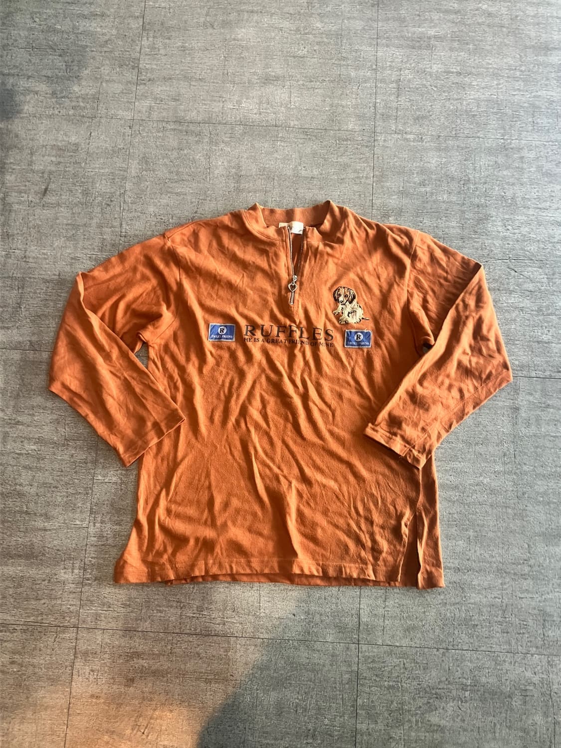 일본빈티지 Jay 올드스쿨아메카지 퍼피반집업 롱슬리브 상품이미지1