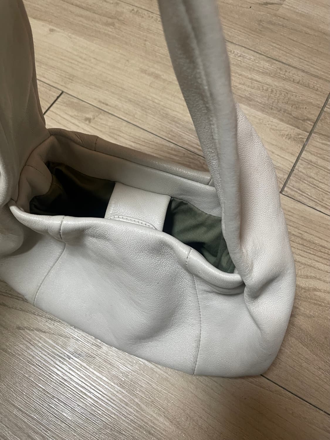 미니 레더 숄더백 아이보리 상품이미지2