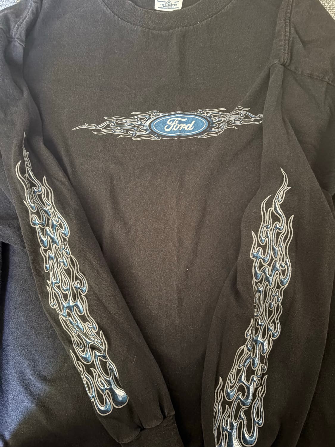 [XL] 90s 포드  플레임 빈티지 롱슬리브티셔츠 상품이미지5