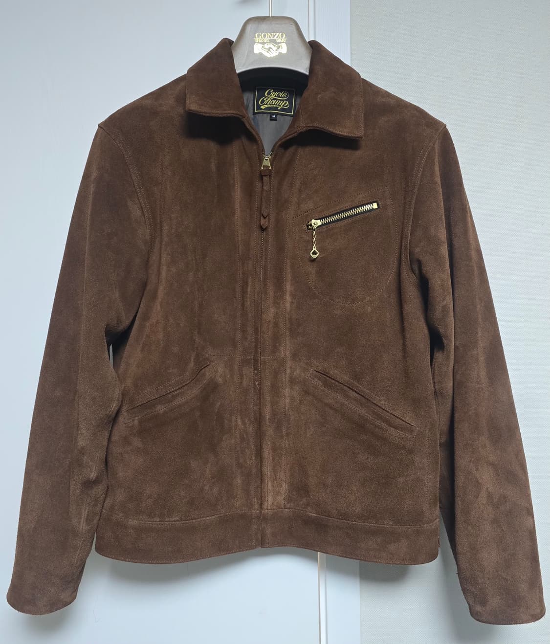 곤조 GONZO-3 브라운 스웨이드 자켓 상품이미지3