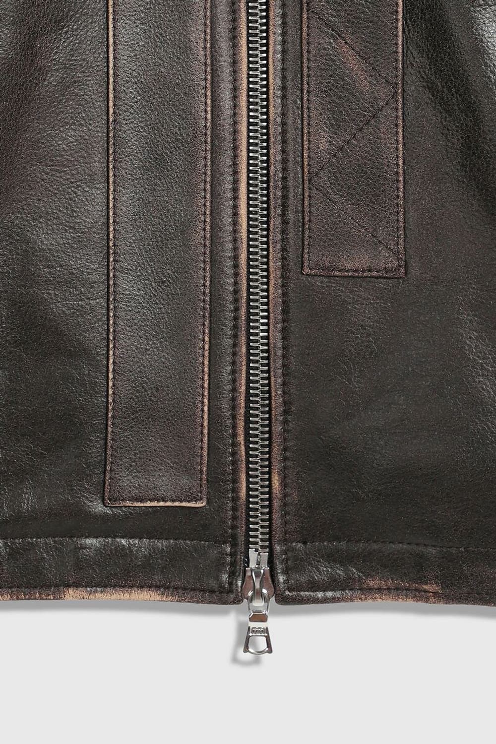 팔육디 빈티지 가죽자켓 브라운 86d 상품이미지4