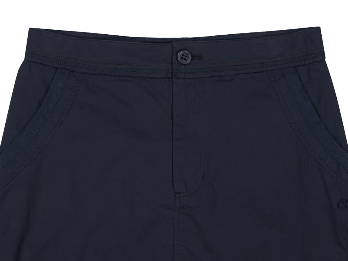 로우 엣지 코튼 스커트 네이비 0사이즈 상품이미지3