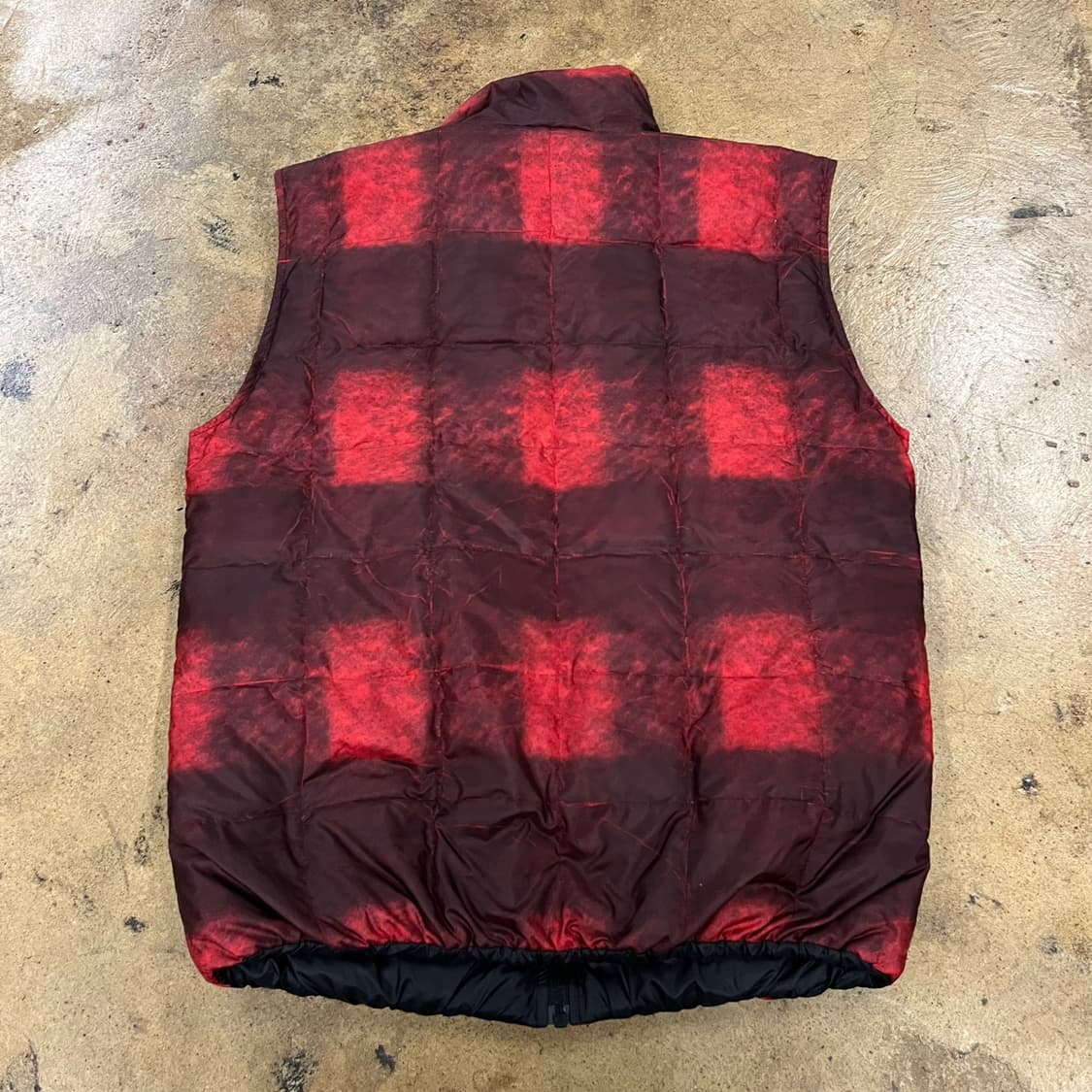 [정품/52] 돌체앤가바나 블랙 레드 양면 패딩 조끼 b13 상품이미지3