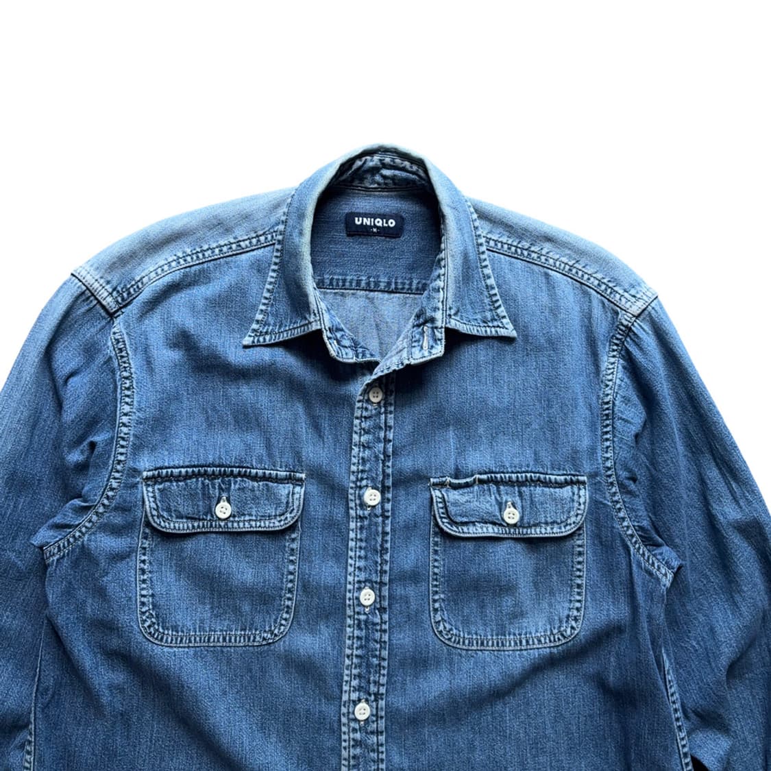 유니클로 Uniqlo 빈티지 데님 셔츠 상품이미지3