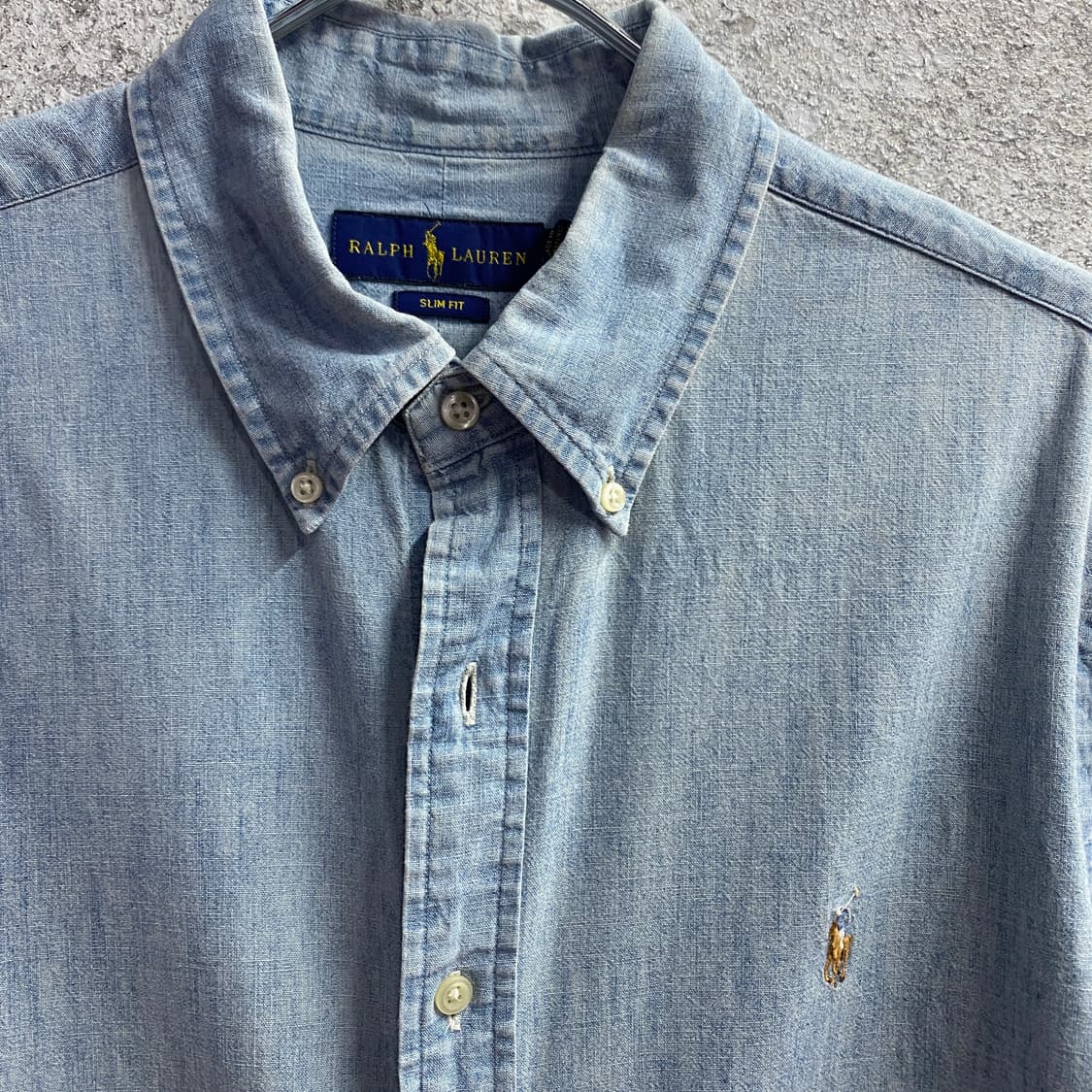 폴로 랄프로렌 데님 슬림핏 셔츠 B4553 상품이미지3