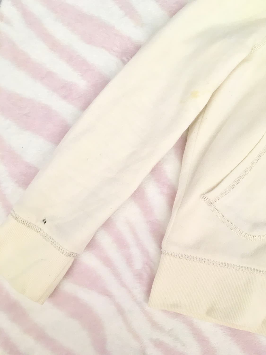 갭 GAP 아이보리 울프죠 퍼 후드집업 달천깔 히메갸루 대대장 상품이미지5