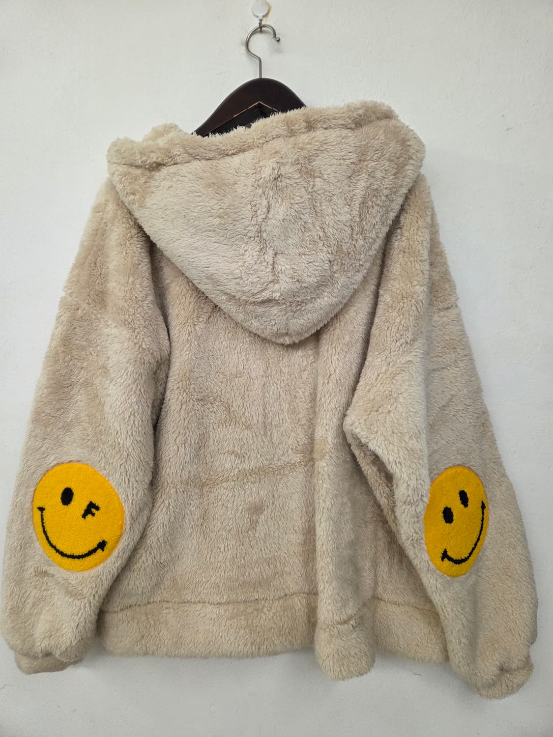 그레이버 스마일 뽀글이 후드집업 상품이미지5