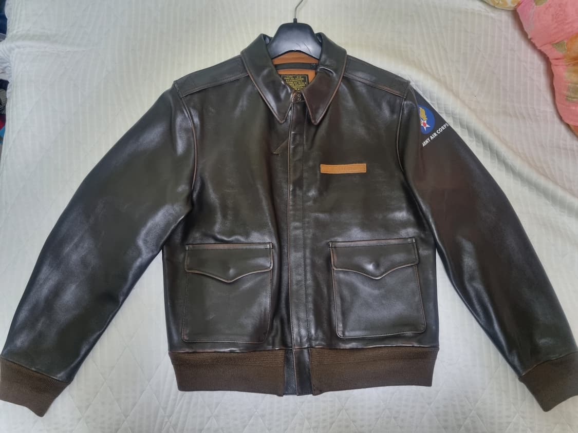 대탈주 차심말가죽 a2자켓 L 상품이미지2