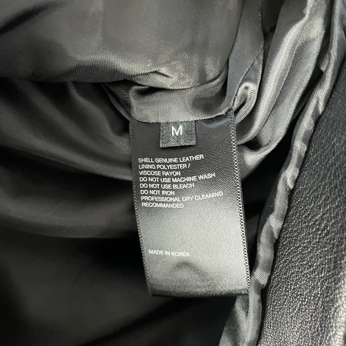 비바스튜디오 블랙 레더 라이더 자켓 상품이미지5