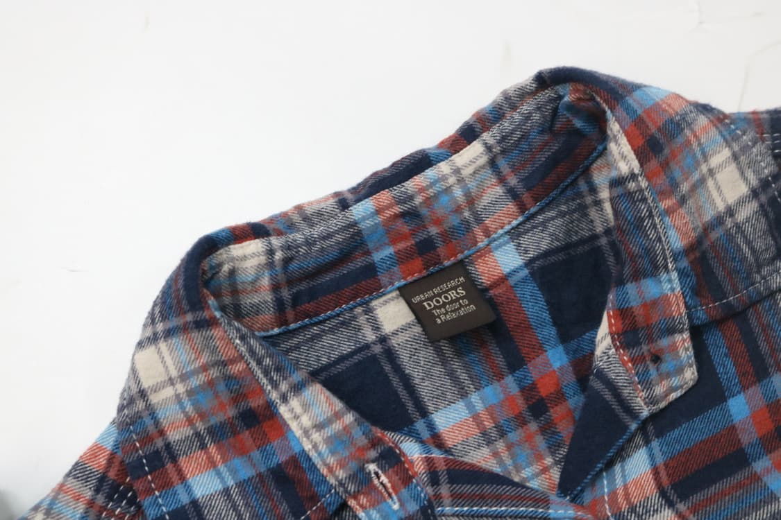 어반리서치 도어즈 빈티지 체크 플란넬셔츠 상품이미지4