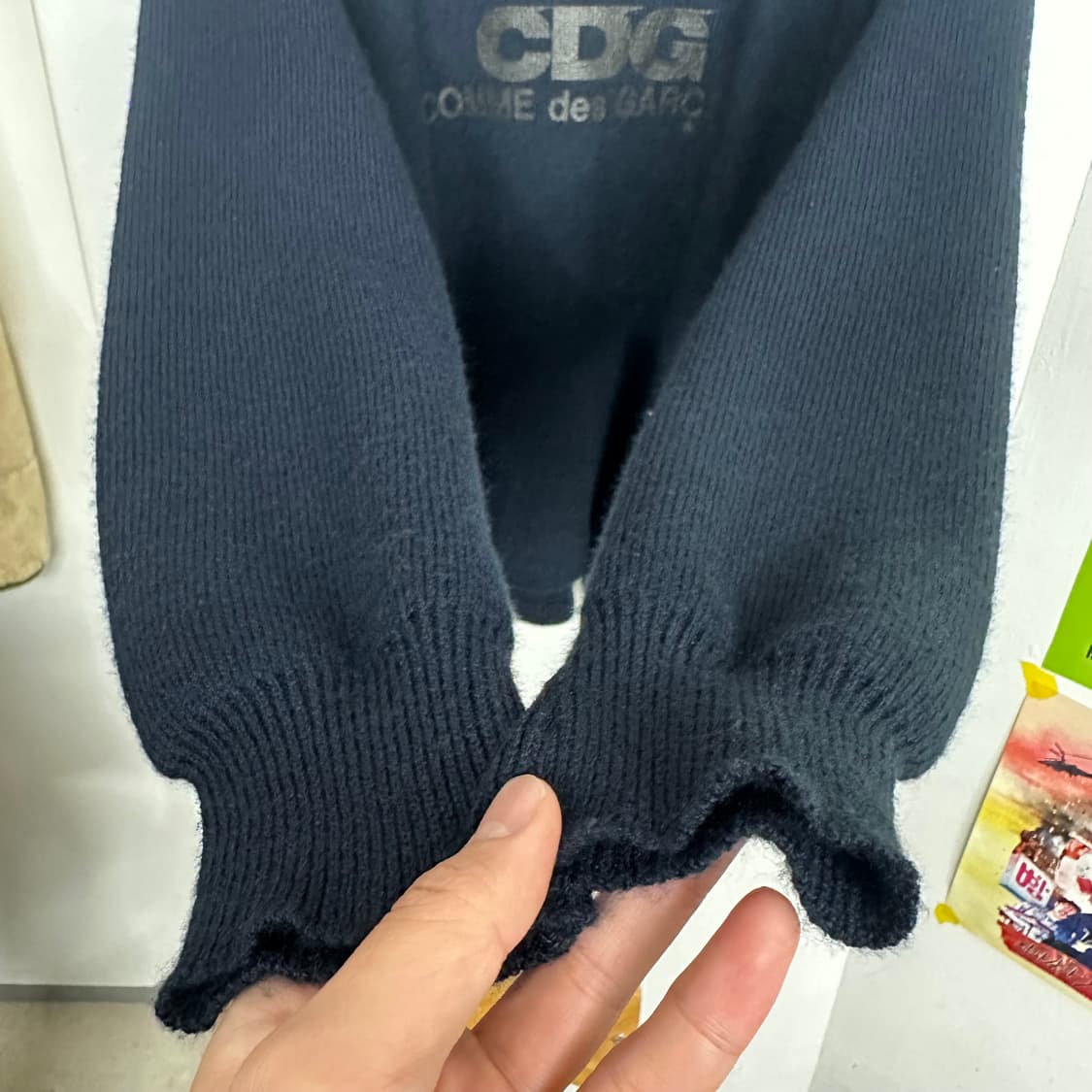 CDG 스쿨 스웨터 ‘네이비’ 상품이미지5