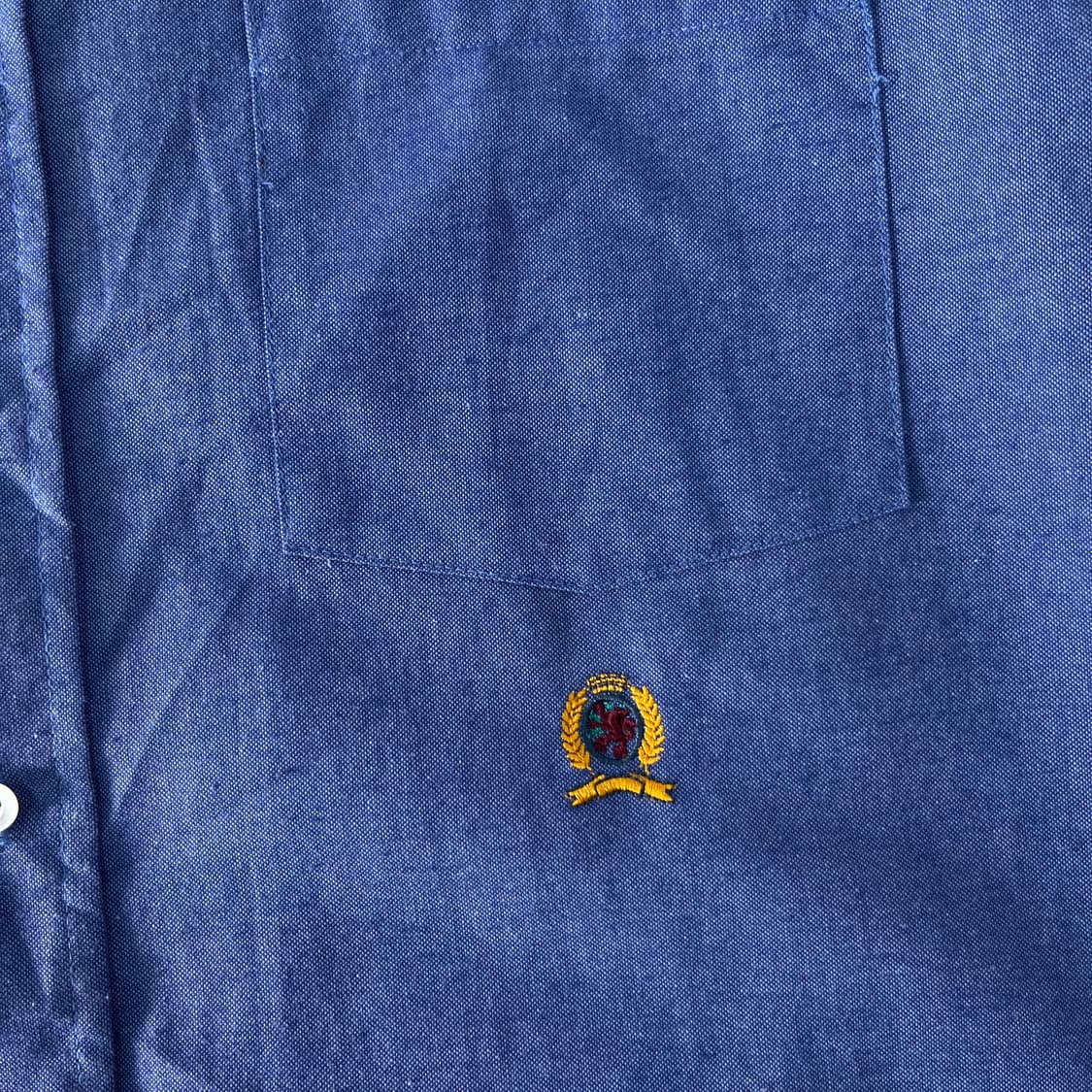 110 타미힐피거 90s 포켓 코튼 반팔 셔츠 상품이미지3