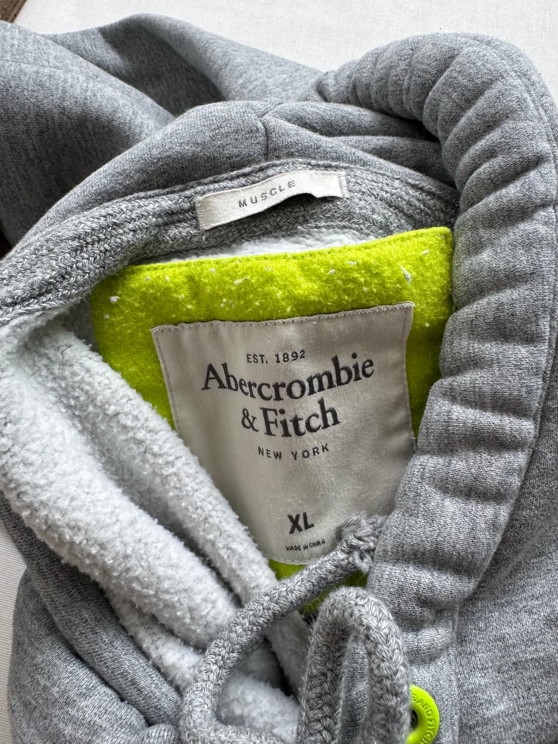 abercrombie 아베크롬비 형광 자수 패치 후드 상품이미지6