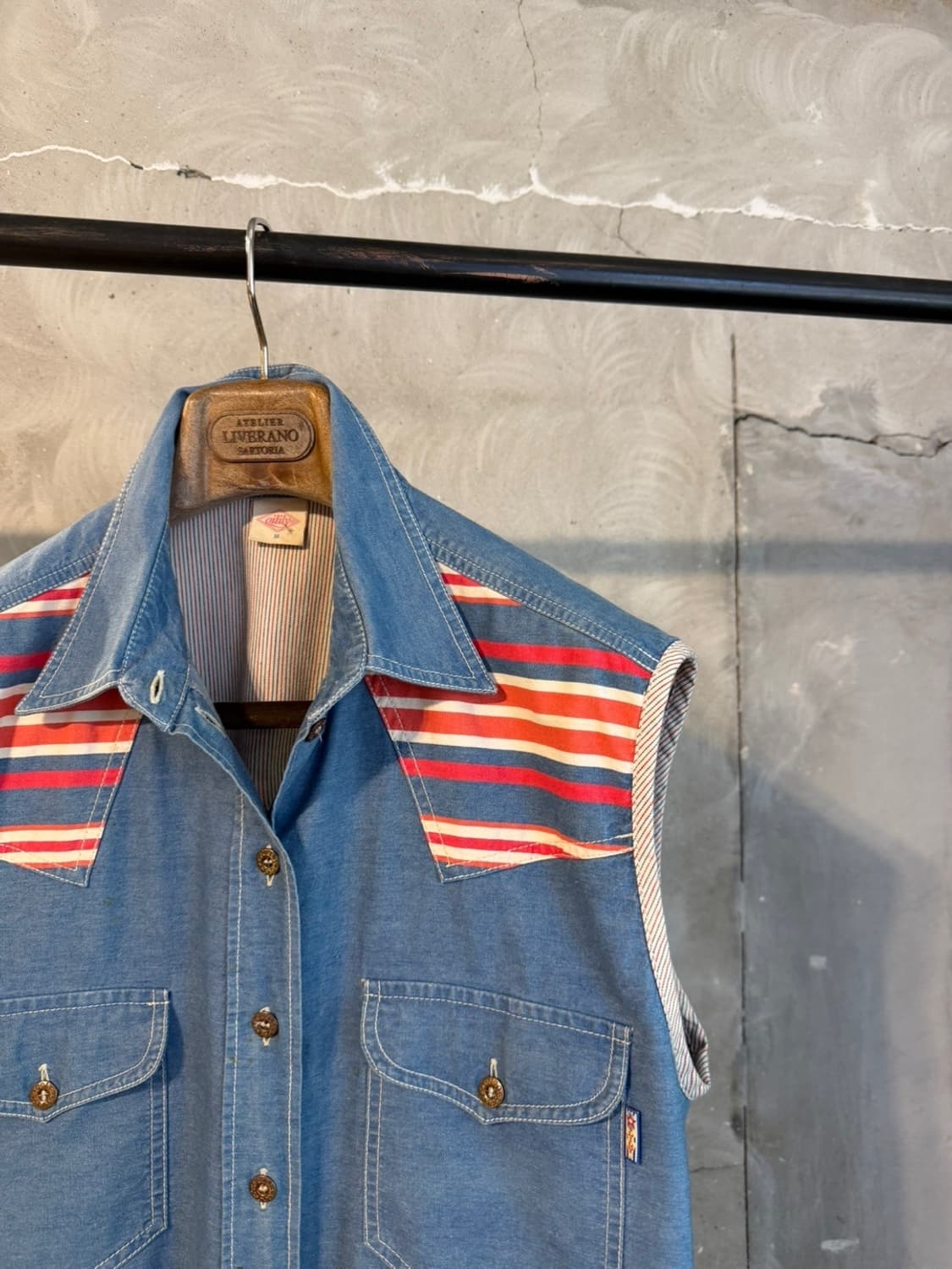 오일릴리 데님 베스트 66~88 상품이미지3