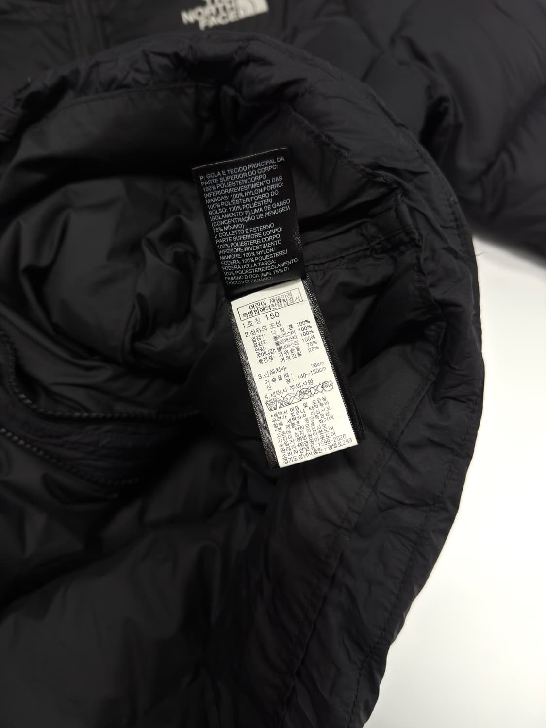 노스페이스 구스다운 경량패딩 상품이미지5