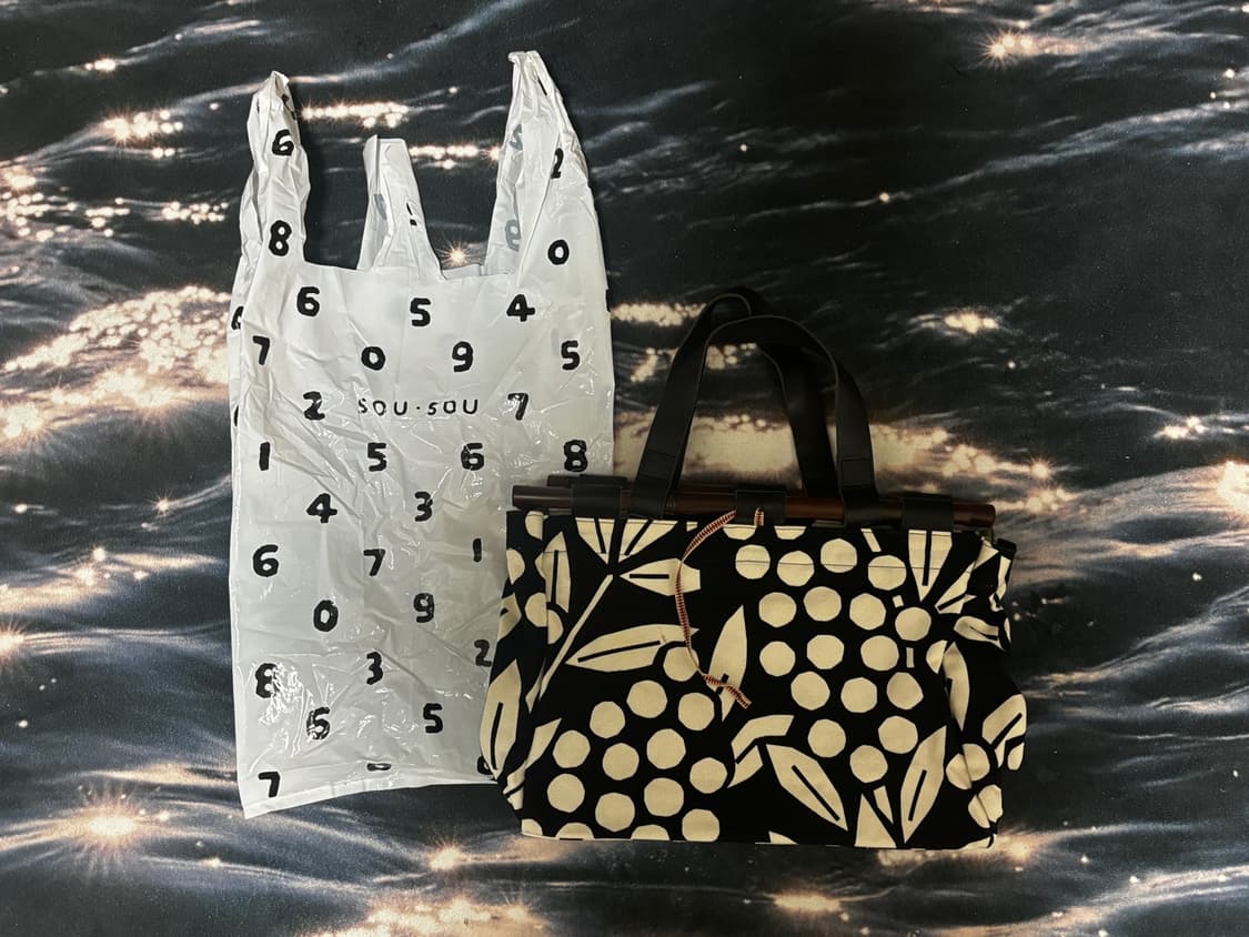 소우소우(sousou) 대나무손잡이 토트백 - [쇼핑백포함] 상품이미지1