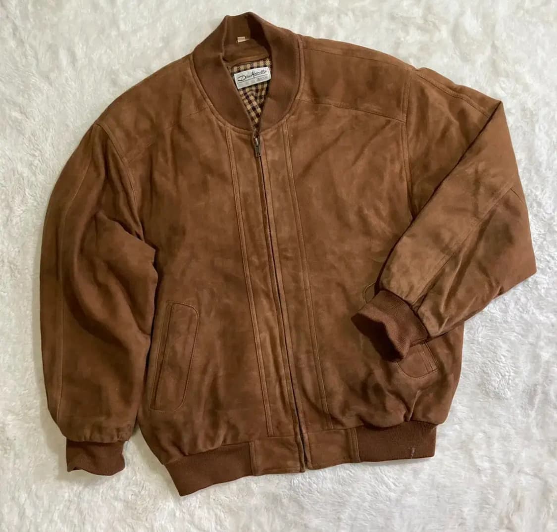 양가죽 스웨이드 블루종 봄버 상품이미지1