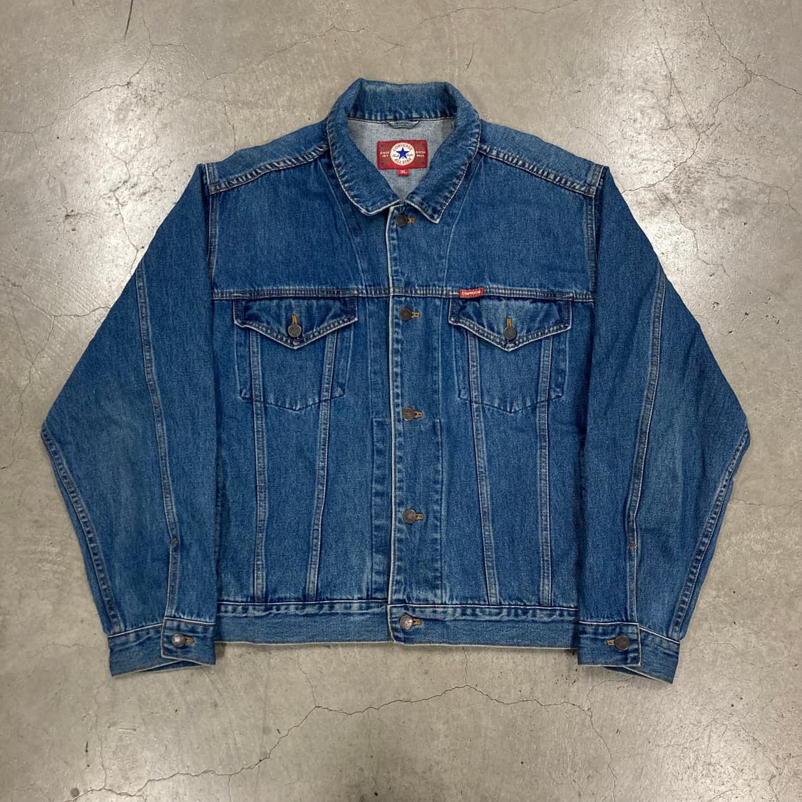 컨버스 90s 워시드 데님 자켓 상품이미지1