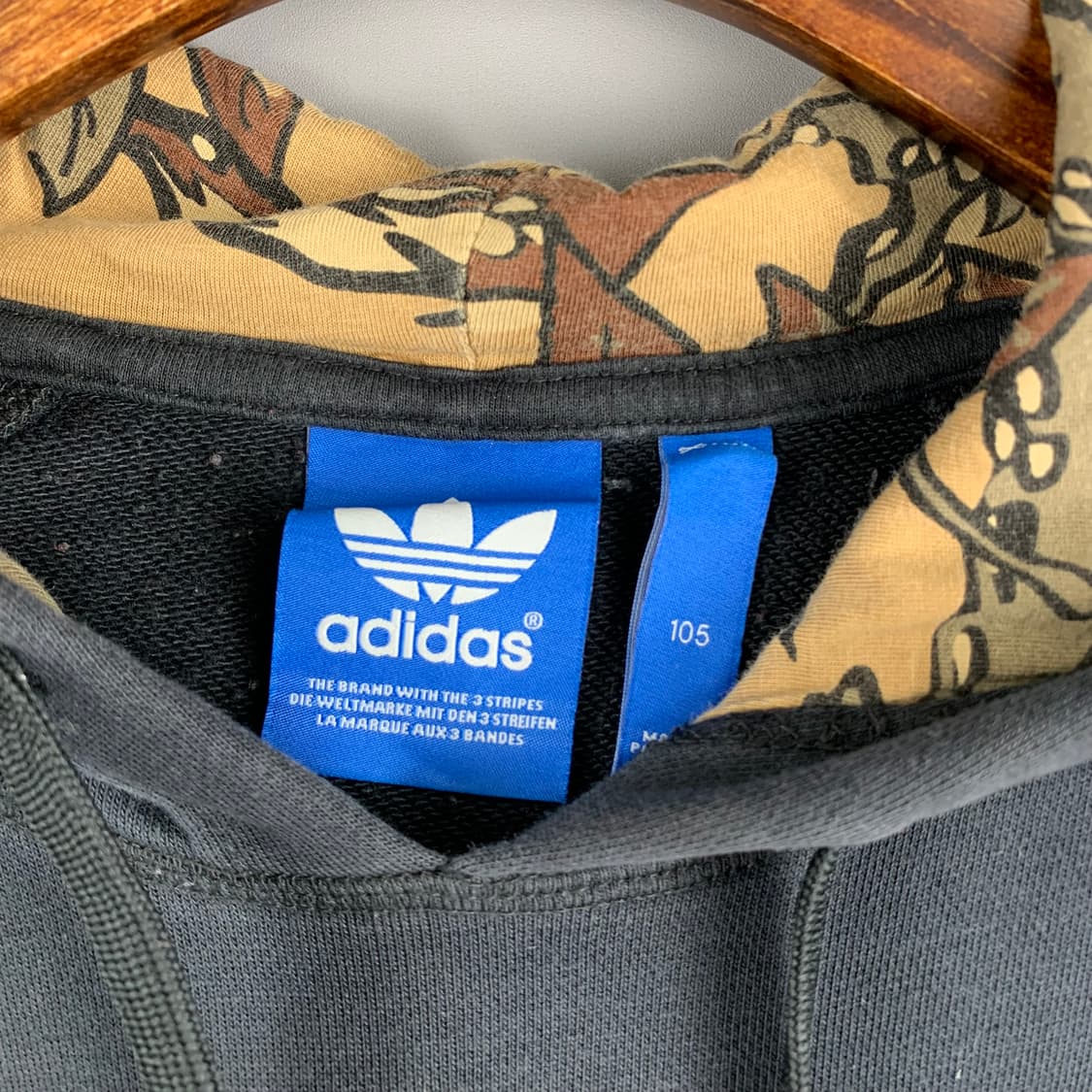 아디다스 카모 빅트레포일 후드티 상품이미지6