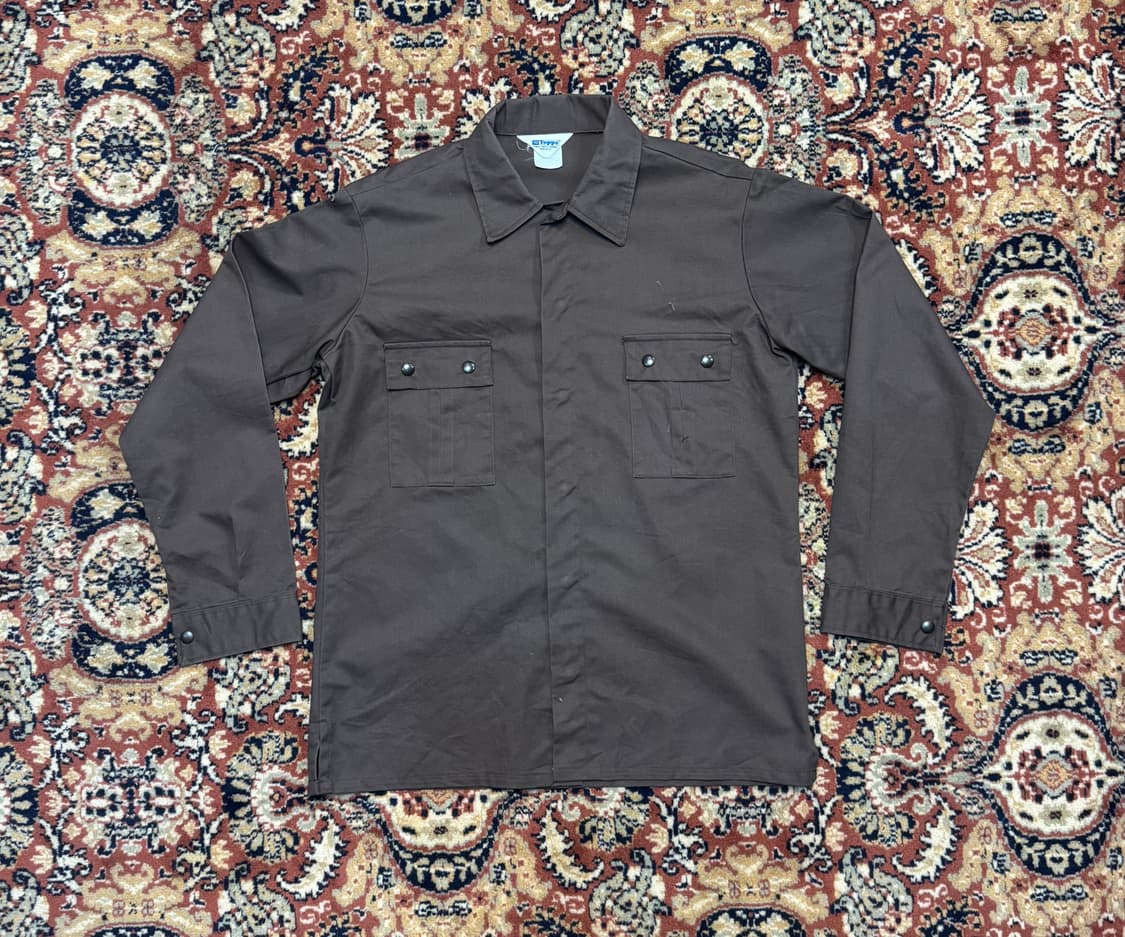 made in usa 빈티지 "Topps" 워크셔츠 L (570) 상품이미지2