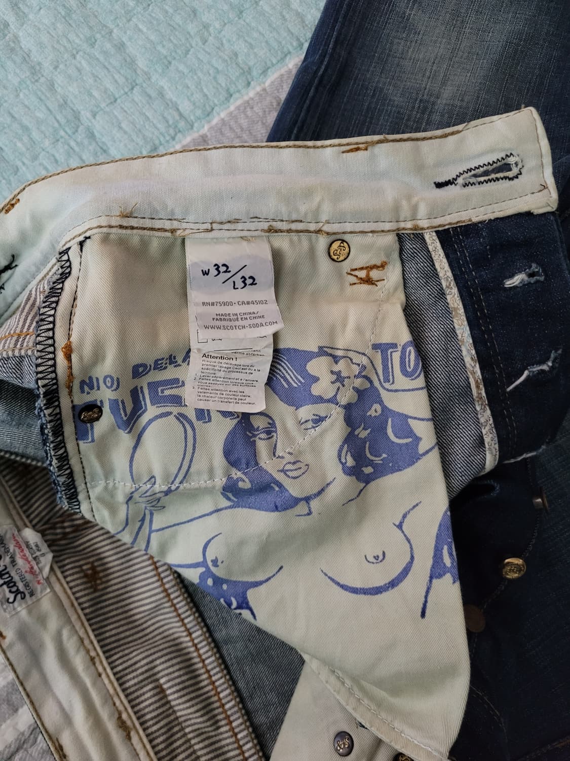 스카치앤소다 Scotch&Soda 어센틱 빈티지셀렉션 스트레이트진 32  상품이미지6