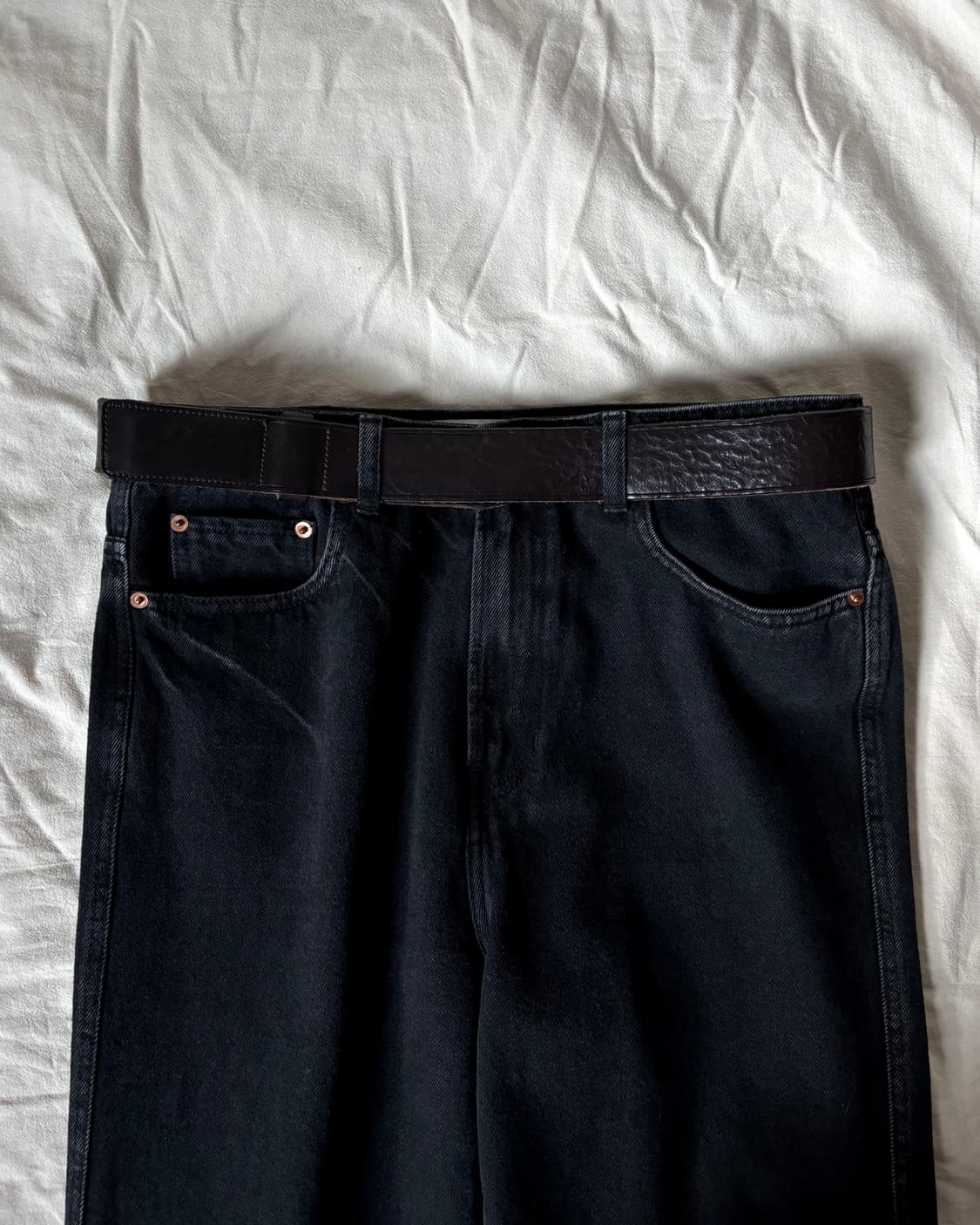 마르지엘라 레더 벨트 hidden clasp 상품이미지3