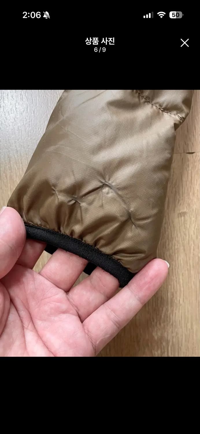 난가nanga 트레일밤 경량패딩 브라운m 상품이미지3