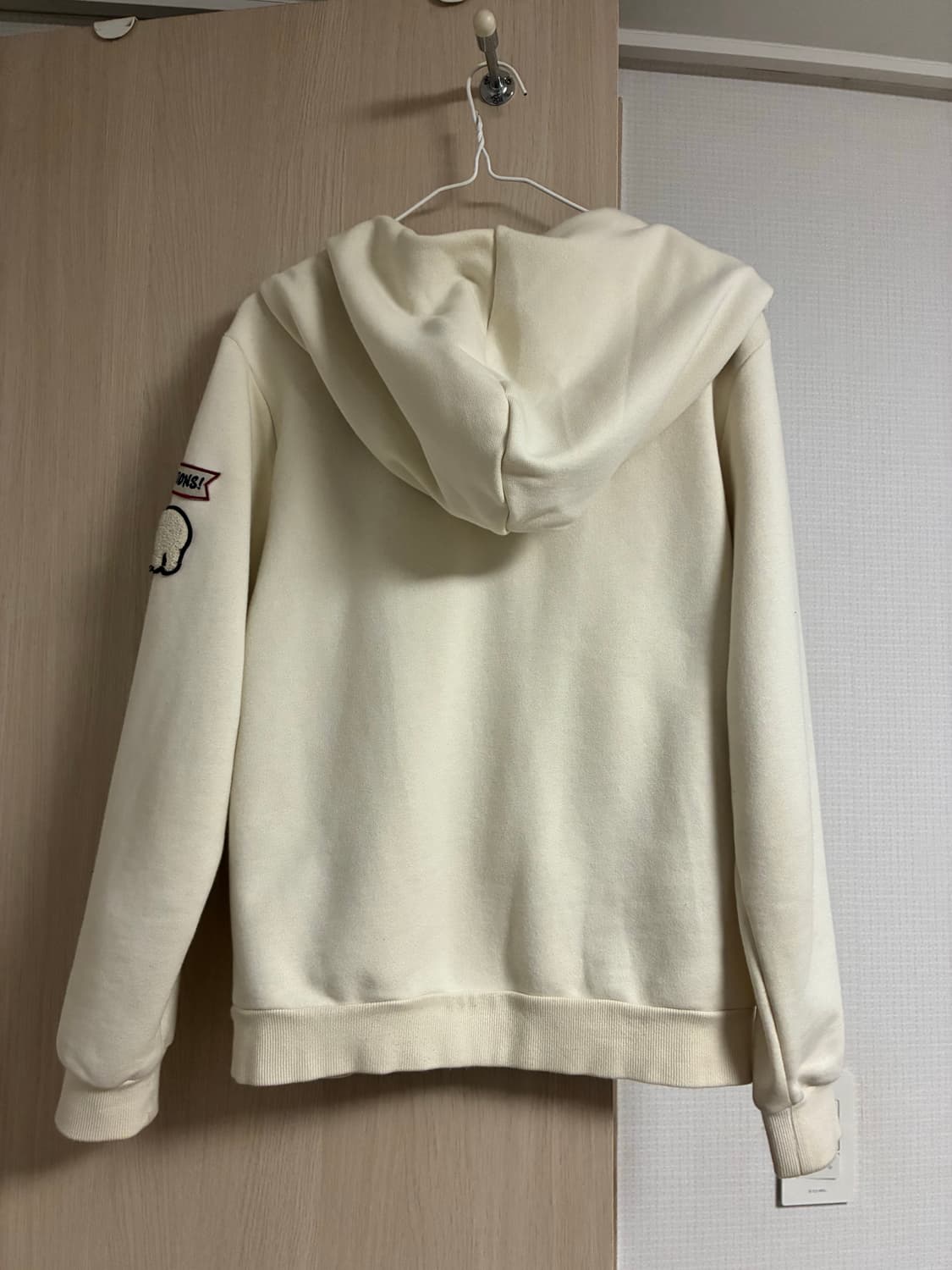 Jeep 빅로고 후드집업 아이보리 상품이미지2