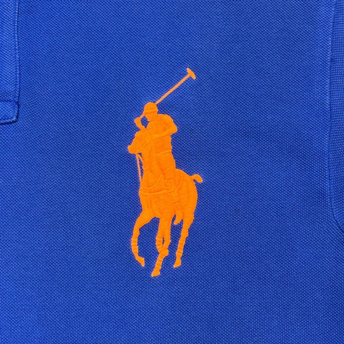 POLO RALPH LAUREN 빅포니 반팔 카라티 블루  XL 상품이미지2