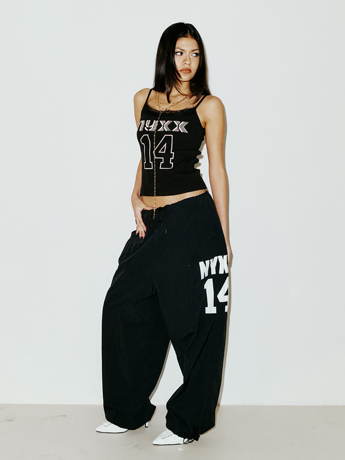 NYXX 와이드 트랙팬츠 상품이미지1