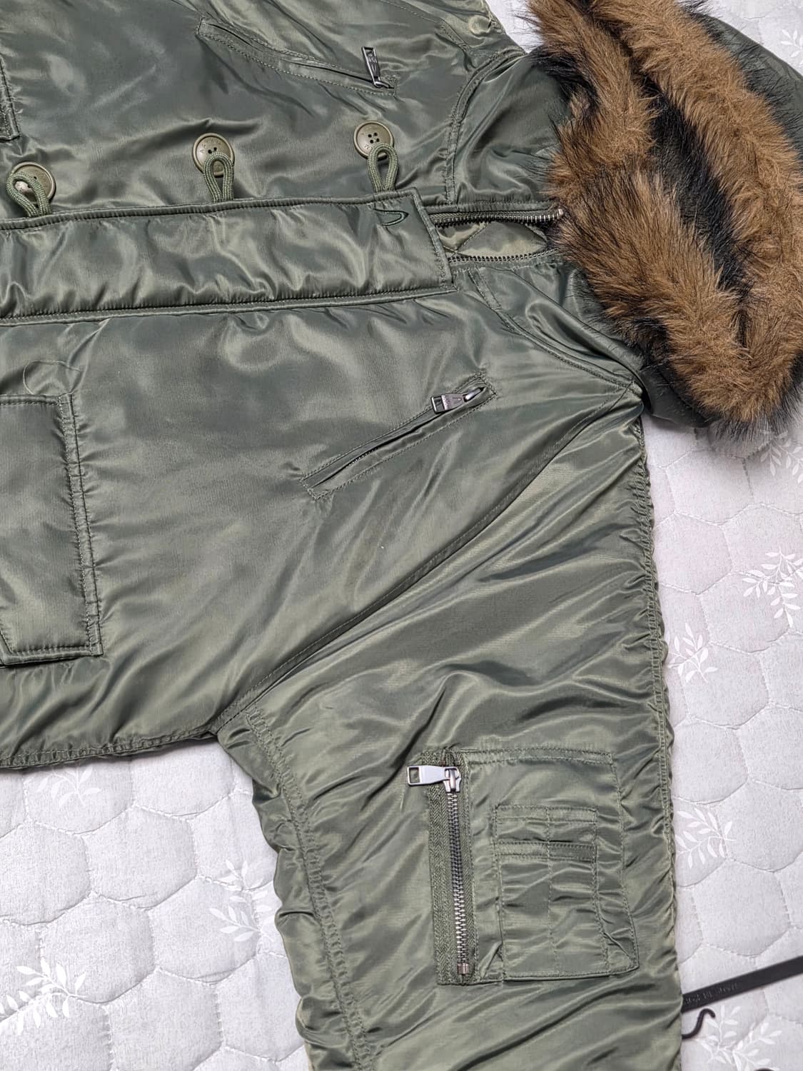 아캄 후드 퍼 자켓 상품이미지2